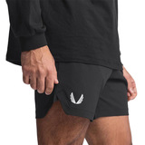 夏季薄款男士短裤美式潮牌直筒速干冰丝五分裤男跑步训练运动短裤